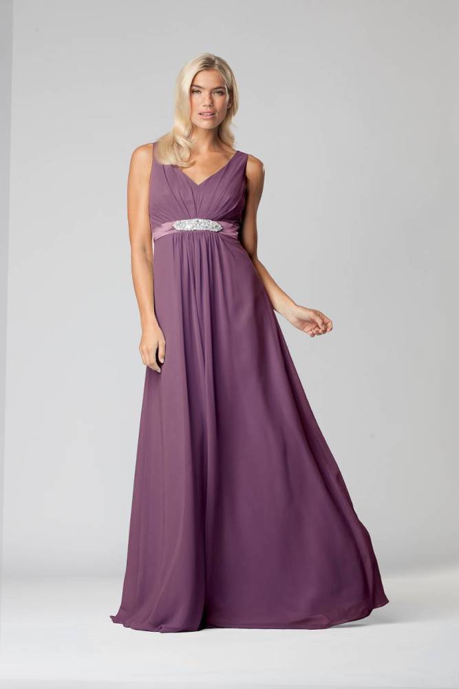 Festkjole Lavender XS /36 NAVY